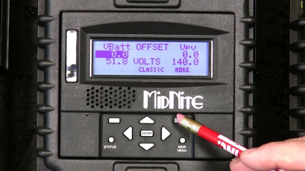MidNite Solar - Setting Arc and Ground Fault on the Classic