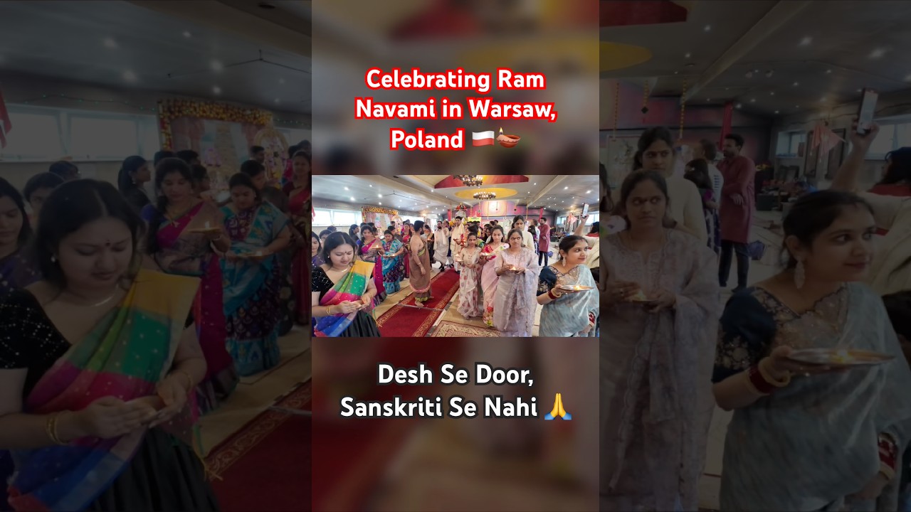 You Won't Believe There's a Hindu Temple in Warsaw! 🛕 Ram Navami 2025 | KALINGAEURO
