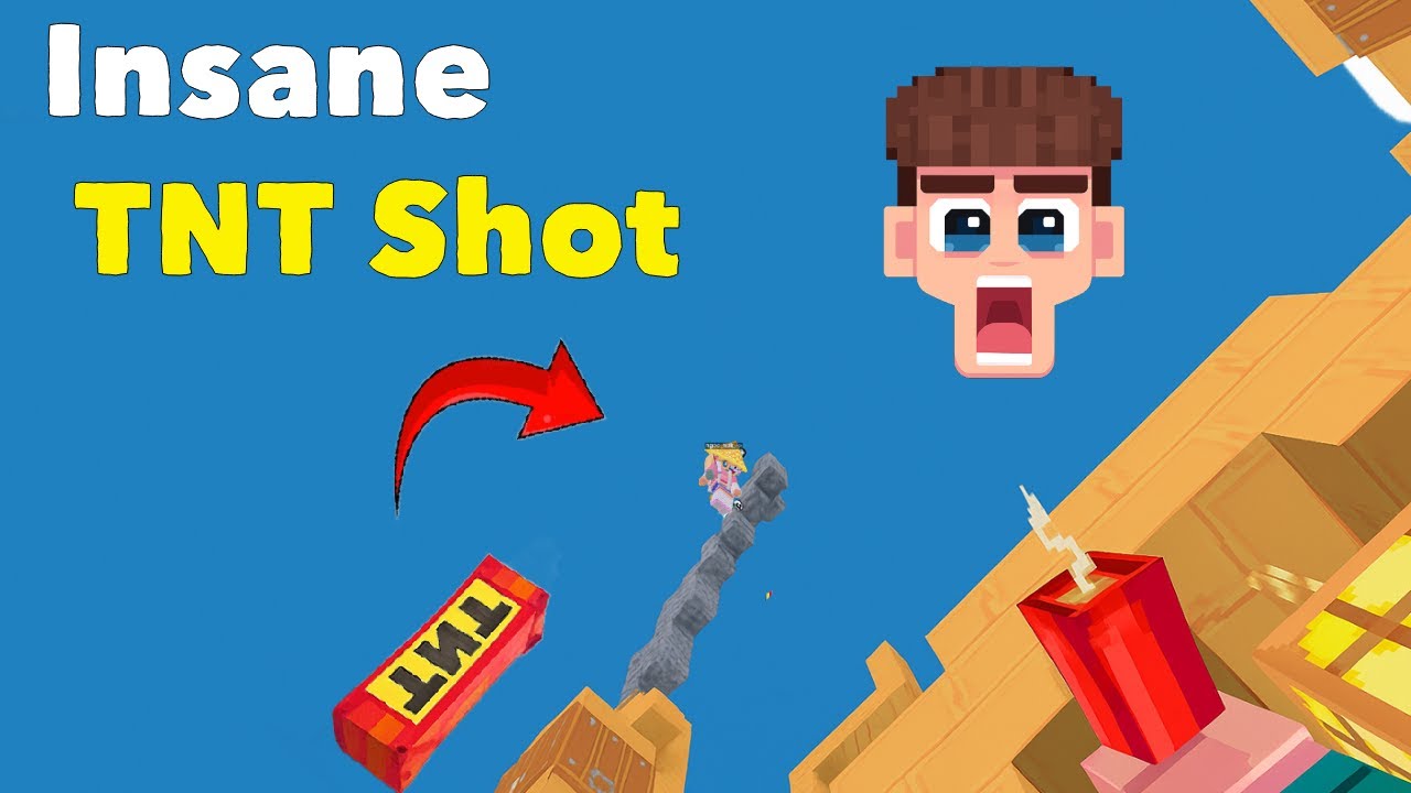 MineFun io Sky Wars TNT Trick Shot 🧨☁ &ndash; Direct Hit 😱🔥#75
