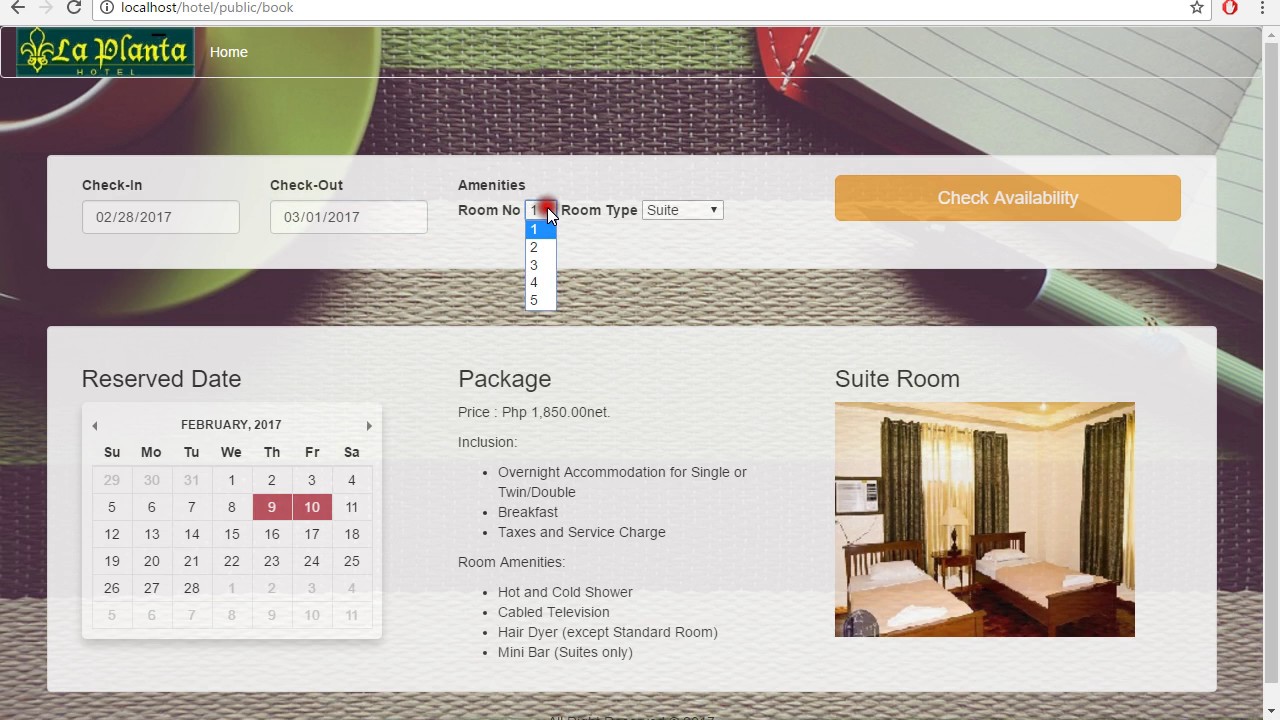 Hotel Reservation System