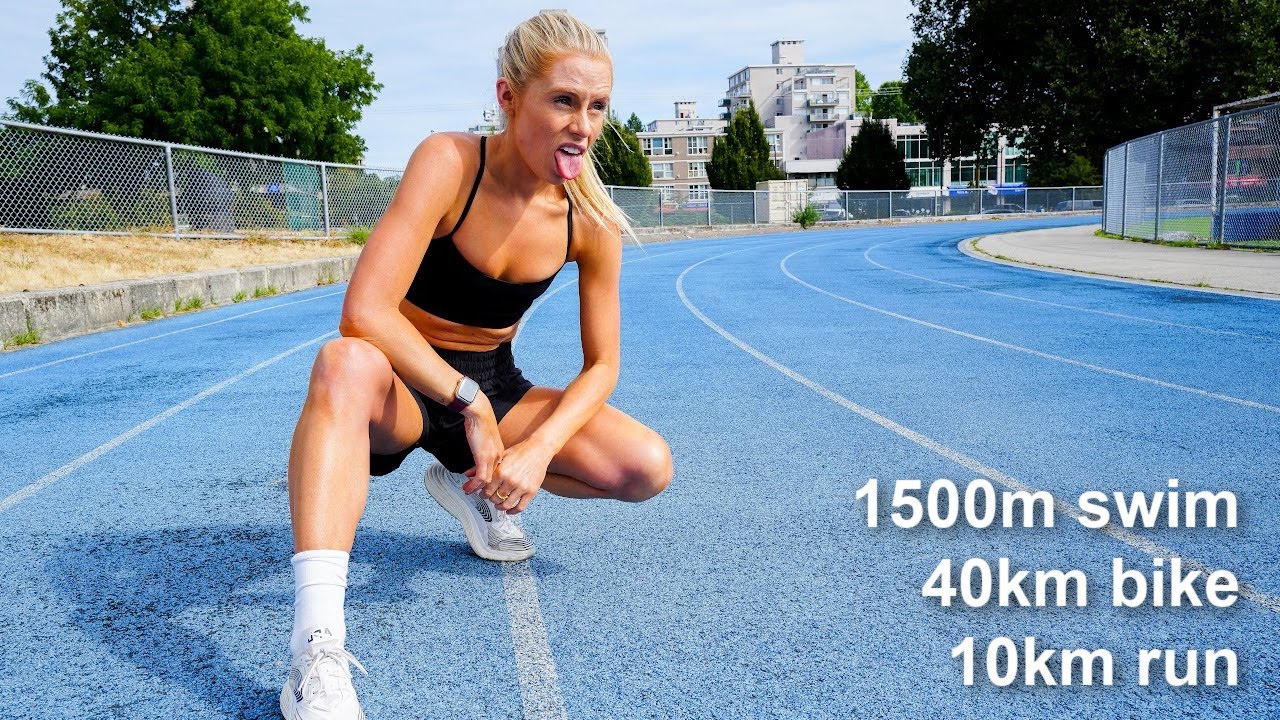 I Tried Breaking the Olympic Triathlon Record with Zero Training
