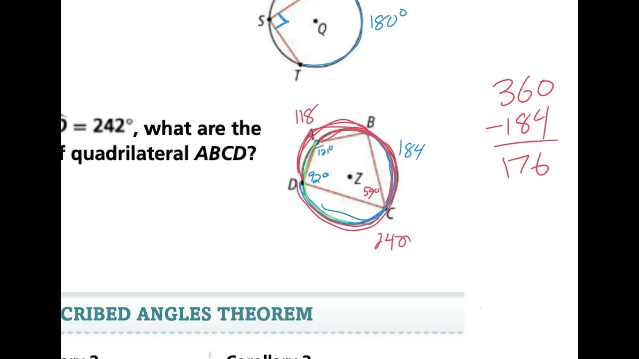 Geometry 10.4 Video Notes