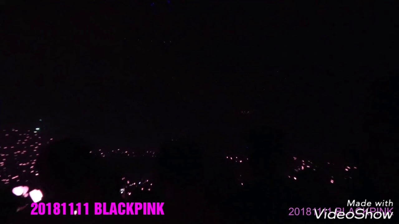 20181111 Jennie solo performance (concert of blackpink )