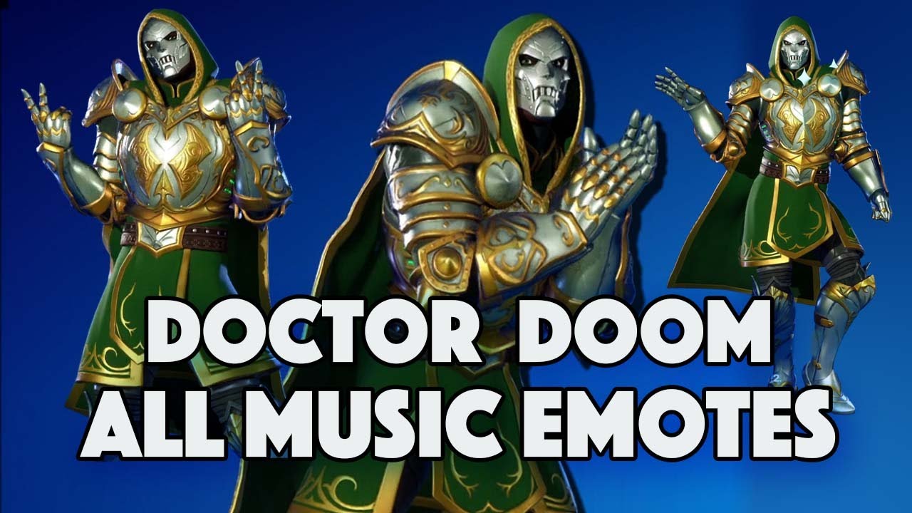 Doctor Doom Dances All Emotes (That We Have) - FORTNITE x MARVEL