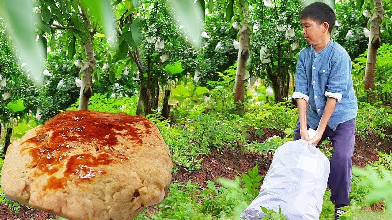 丹桂飘香又中秋，花好月圆人长久，一把核桃半碗面，香酥美味
