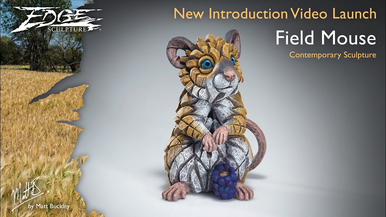 Field Mouse - Edge Sculpture by Matt Buckley - New Introduction Presentation - Wildlife