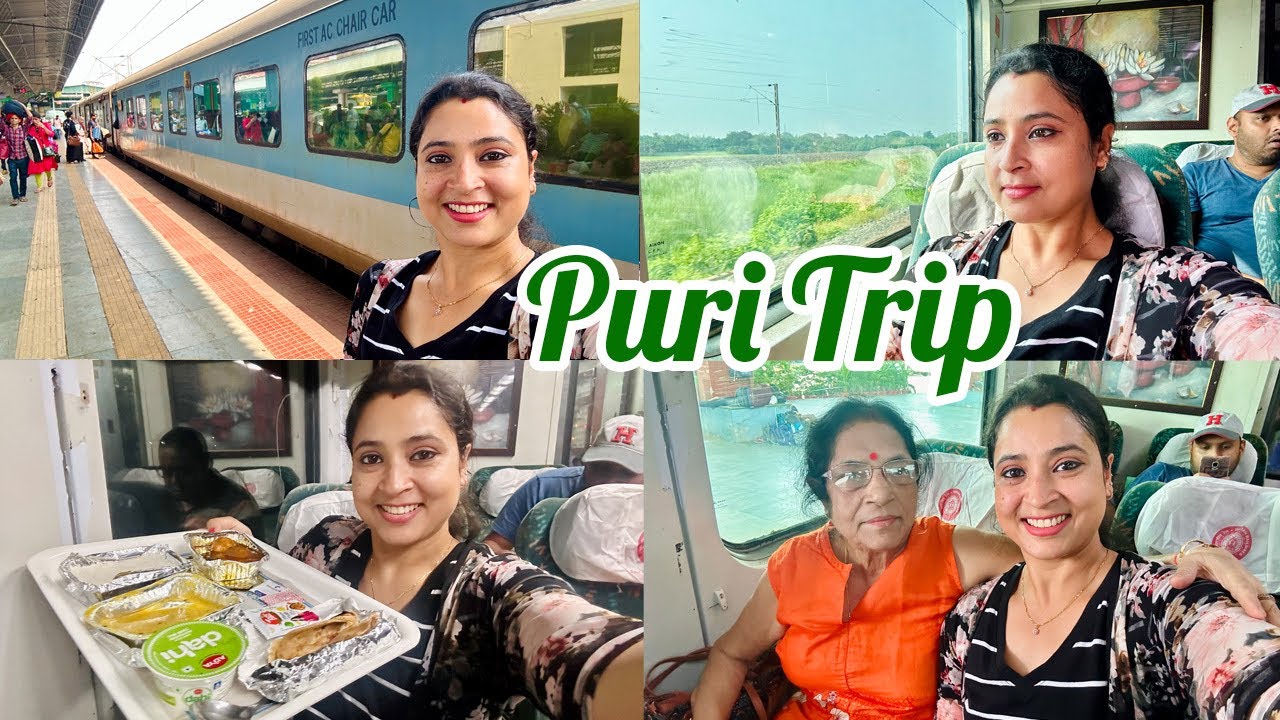 Puri Trip || Kolkata To Puri By Shatabdi Express || Shatabdi Meal || Room Tour Of Hotel Shree Hari