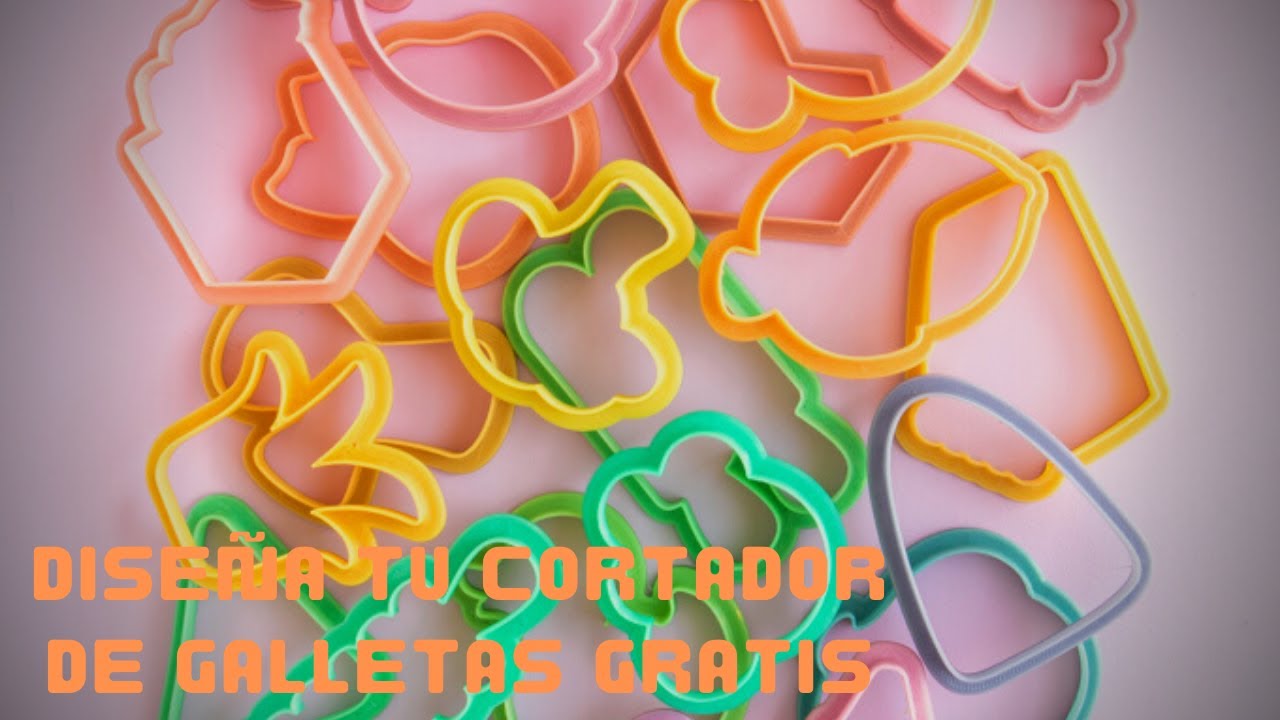Diseña tu cortador de Galletas 3D // Gratis y Facil