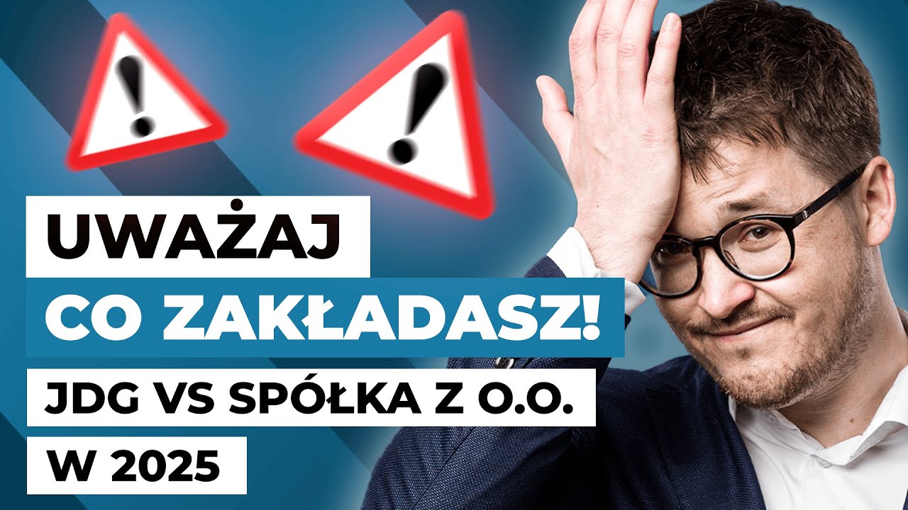 JDG vs  spółka z o o  – co wybrać w 2025 r.?