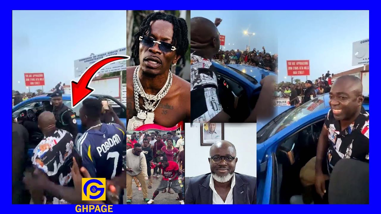Shatta Wale Is Finally Released; His Fans Refuse To Leave EOCO Office, How His Father Has Helped Him