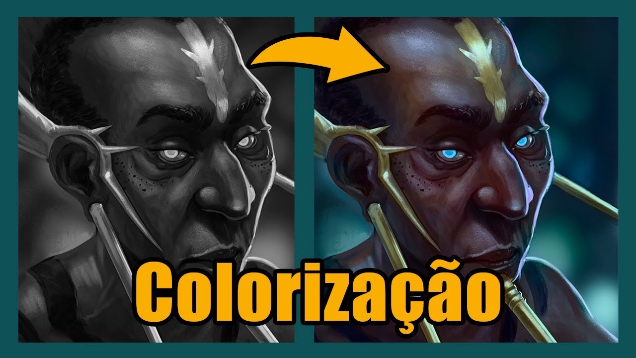 TUTORIAL - Colorização a partir dos tons de cinza!