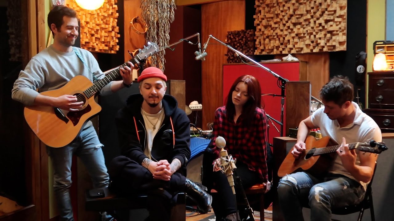 Black and White TV recording their new EP 