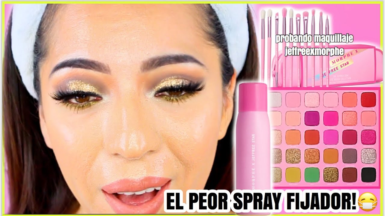 ТЕСТИРОВАНИЕ КОСМЕТИКИ: JEFFREE STARXMORPHE, ХУДШИЙ СПРЕЙ ДЛЯ ЗАКРЕПЛЕНИЯ? 😷♥ BeautybyNena