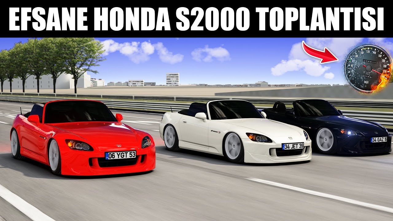S2000 İLE TRAFİKTE ÇILGINLARCA MAKAS ATTIK !! ASSETTO CORSA