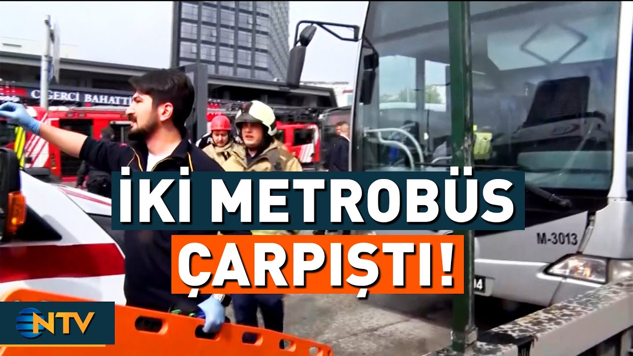 Metrobüs Hattında Kaza! 13 Yolcu Yaralandı | NTV