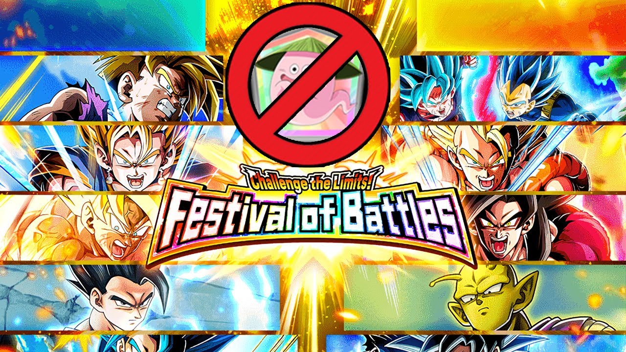 NO ITEMS USED!!!!! CHALLENGE THE LIMITS! FESTIVAL OF BATTLES! Dragon Ball Z Dokkan Battle