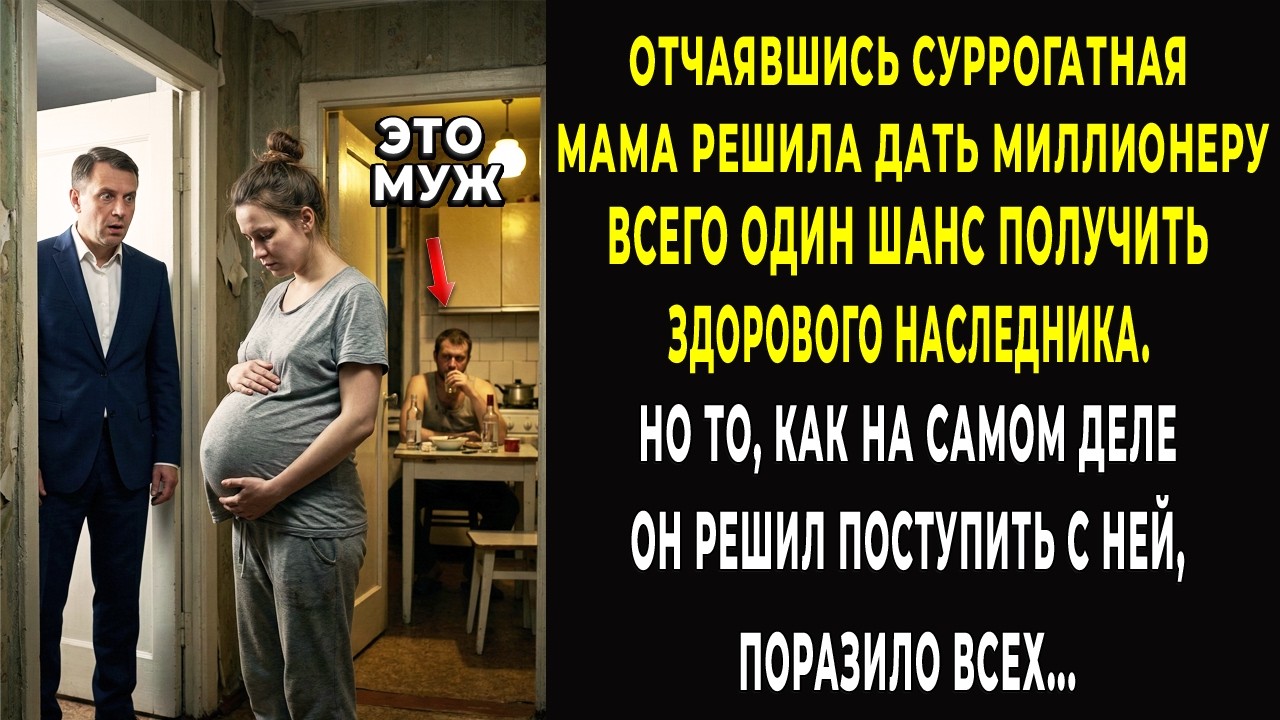 Суррогатная мама дала миллионеру всего один шанс получить наследника. Но его реакция поразила всех…