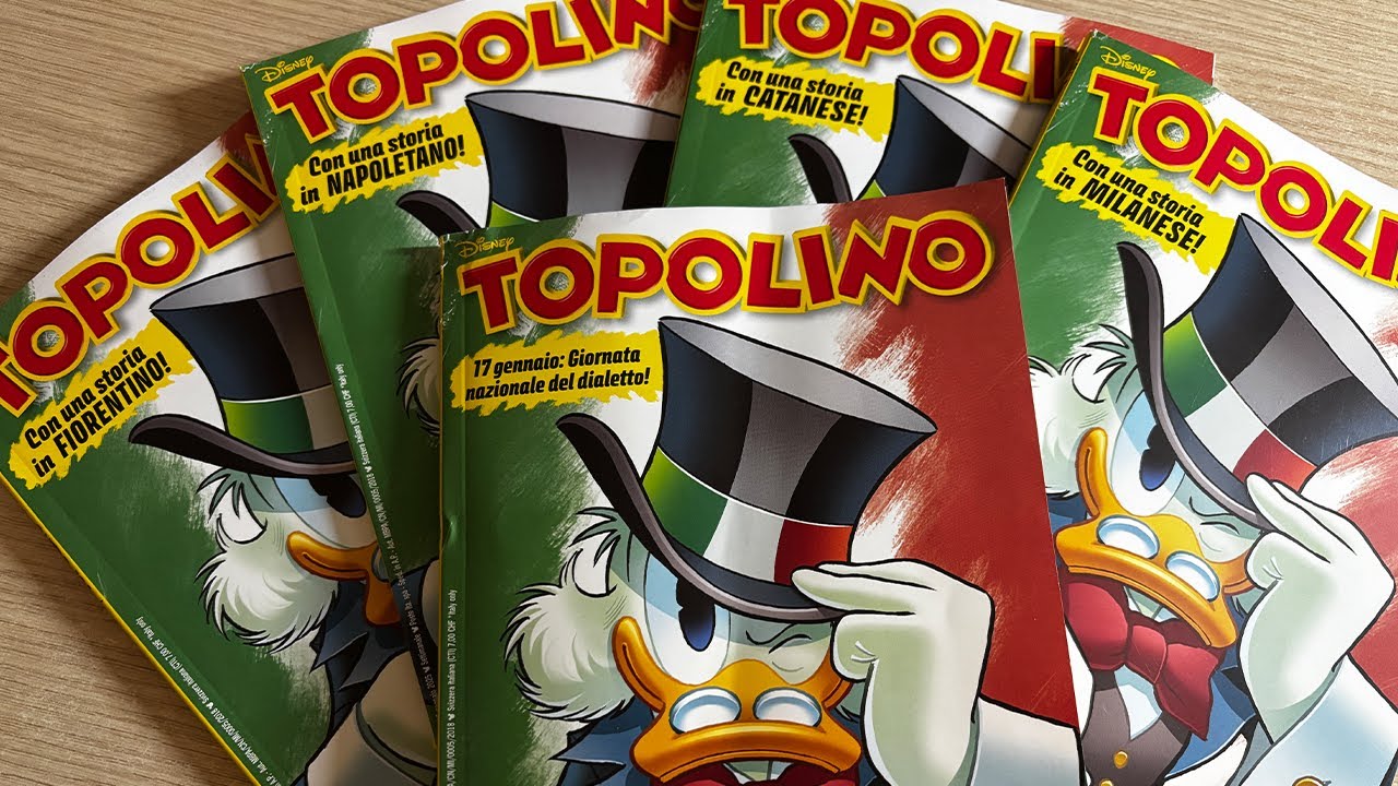 Topolino 3608 e i 4 dialetti - ANALISI Iniziativa