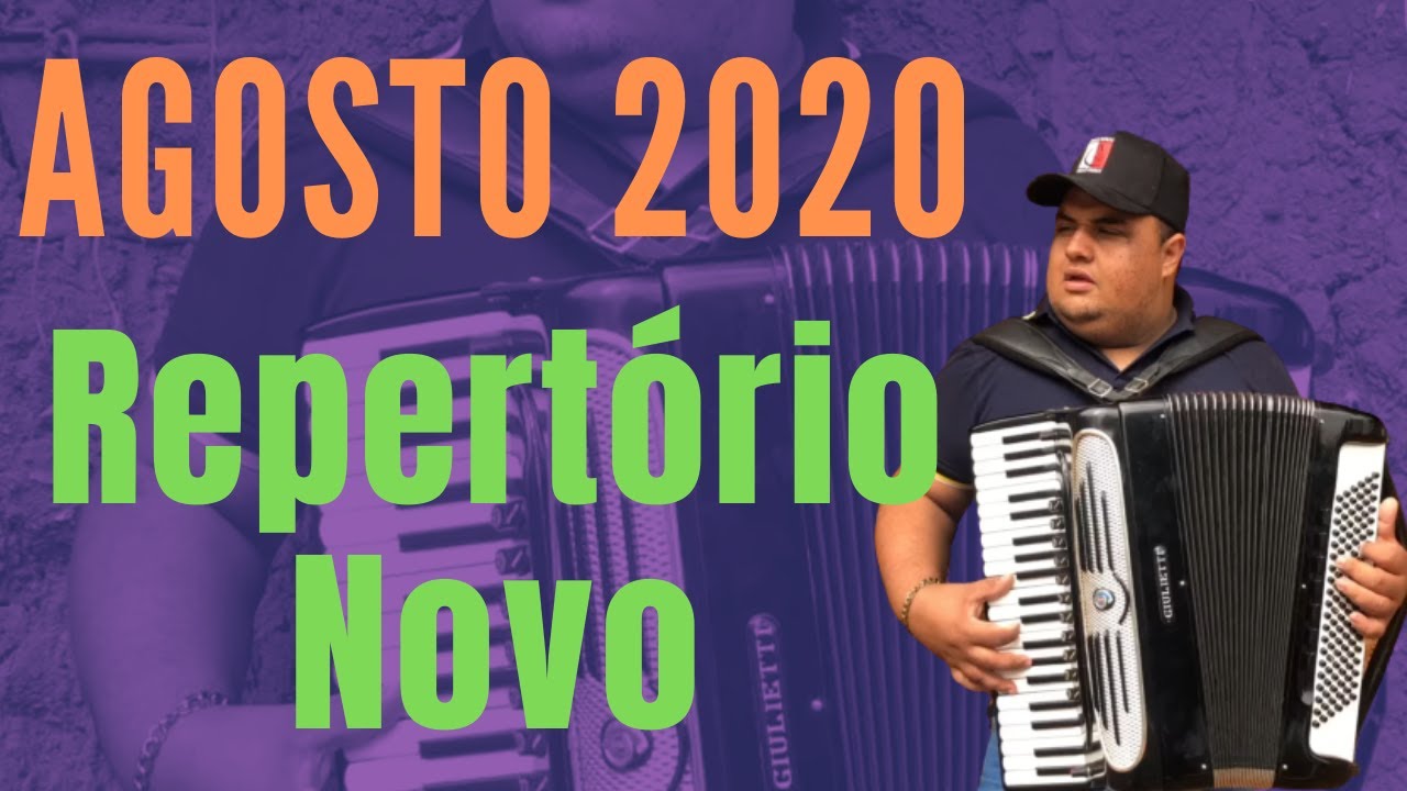 Repert&oacute;rio NOVO - TARC&Iacute;SIO DO ACORDEON - Agosto 2020 - Repert&oacute;rio IN&Eacute;DITO - S&Oacute; AS MELHORES