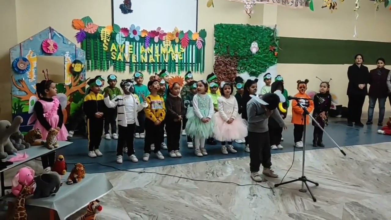 Animal Kingdom special assembly with a beautiful message Save Animals Save Nature