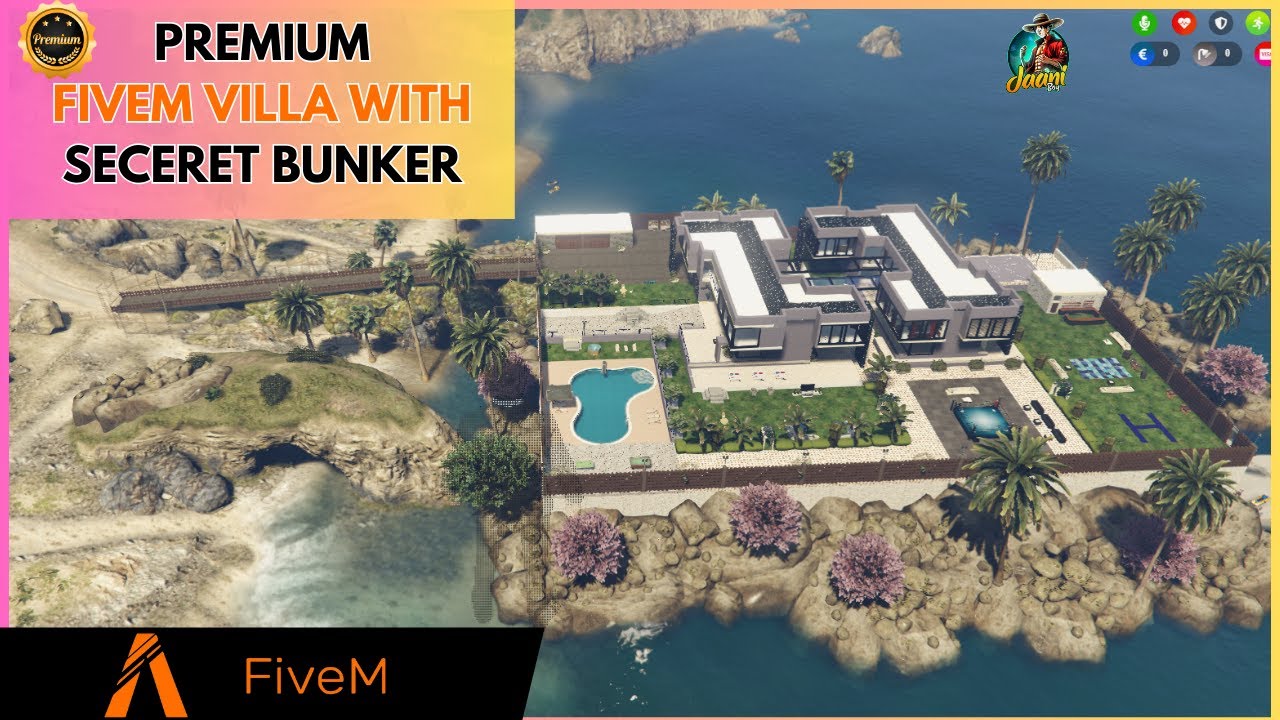 Fivem MLO / Villa (Secret Bunkers) - Fivem MLO House - Custom Fivem MLO