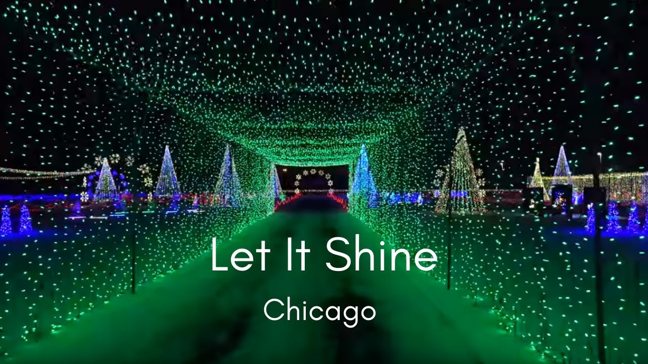 Let it Shine Light Show | Drive Tour In Chicago