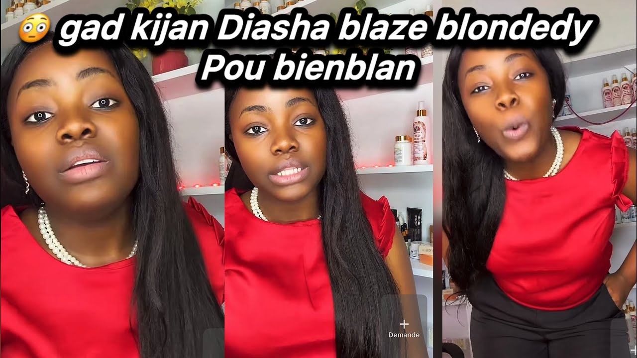 😂 Diasha vexe Blondedy byen joure - Mezanmi li di blondedy se souse ti jènn yo