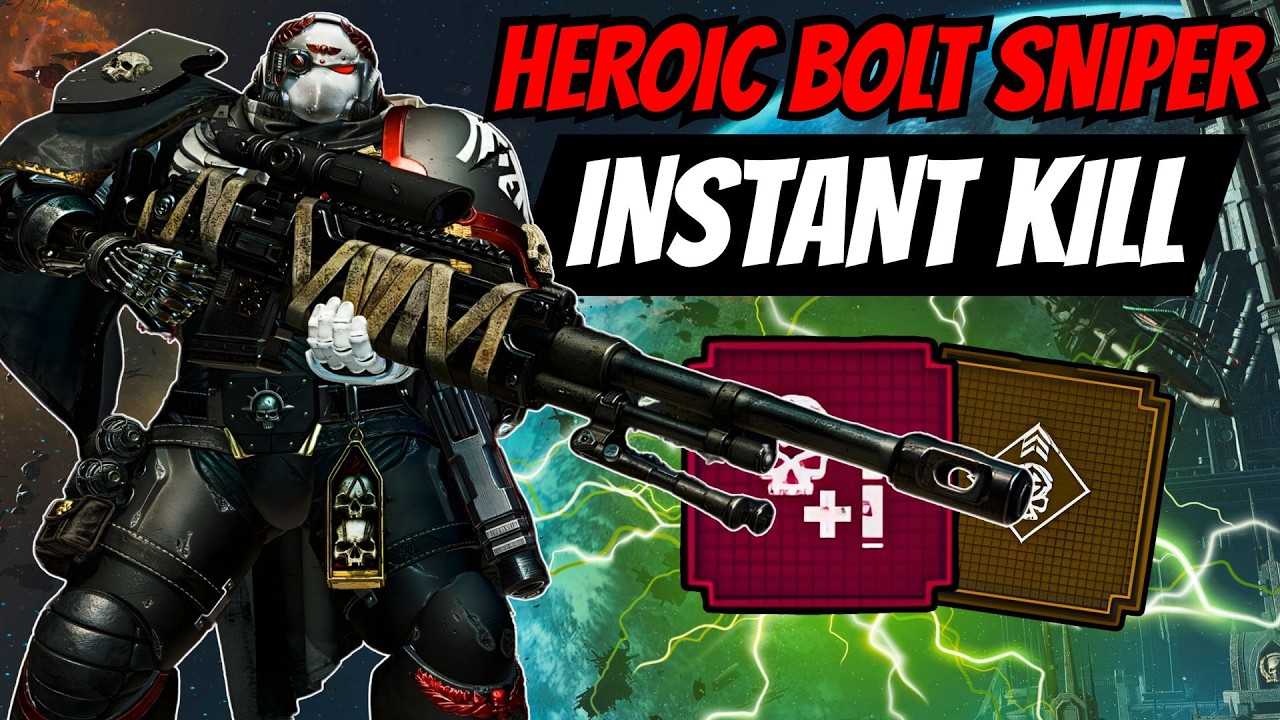 NEW Heroic Bolt Sniper ONE SHOT Infinite Ammo Build is Ridiculously Fun - Space Marine 2