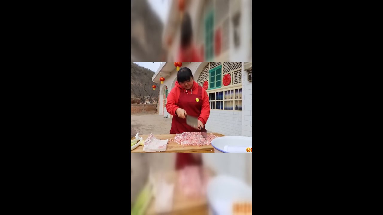 陕北霞姐自制灌肠，肉香四溢太诱人！