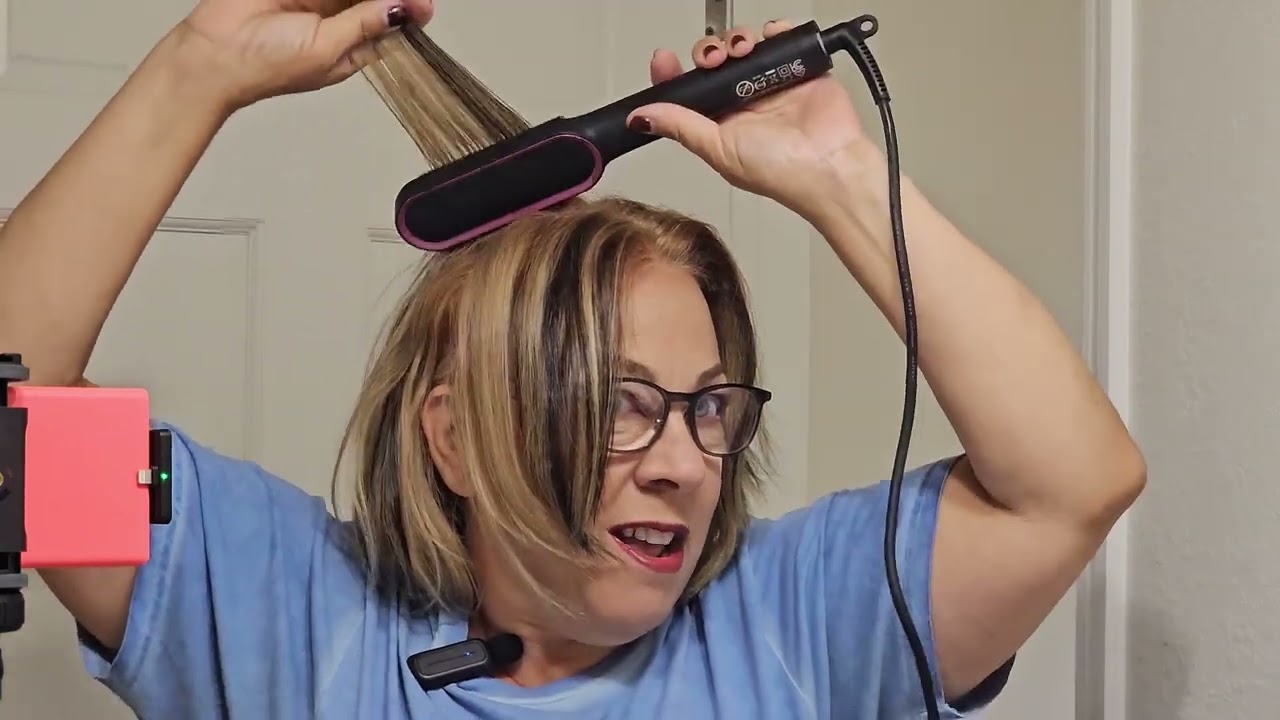 Flat Iron Challenged? Check Out The TYMO Ring Plus Hair Straightener
