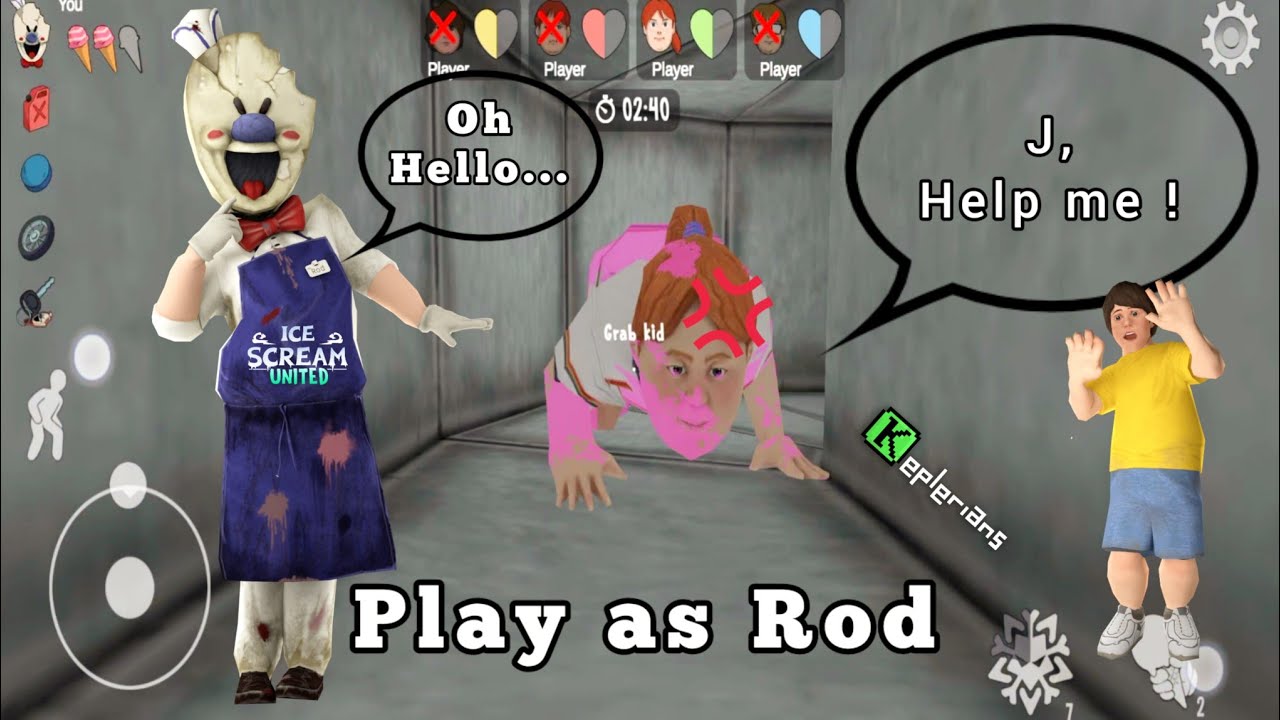 Play as Rod in Ice Scream United 🍦