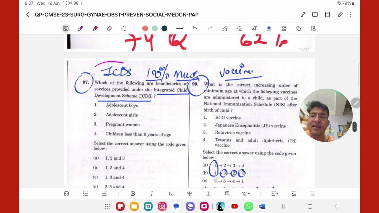 PSM 40 topic for UPSC CMS 2024 complete video