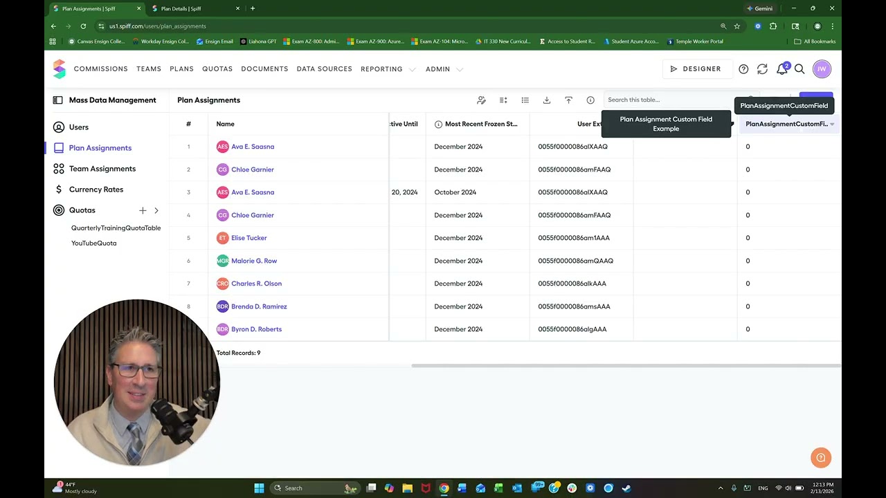 Understanding Custom Fields in Salesforce Spiff  Plan Assignment Level🐬