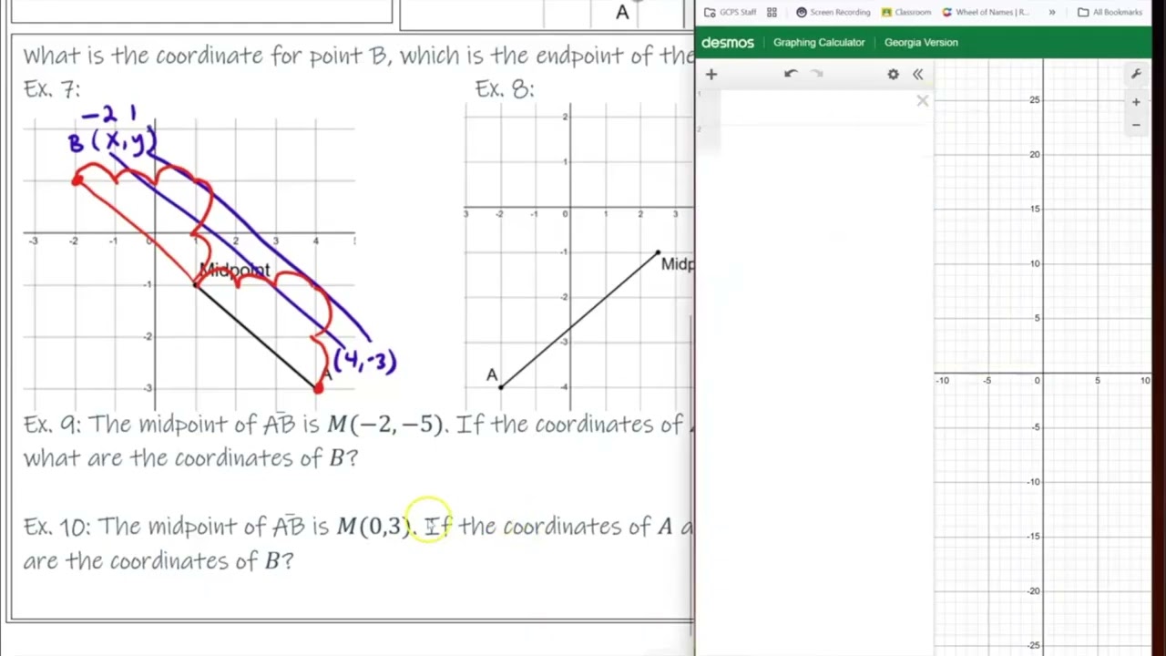 Find Endpoint given Midpoint