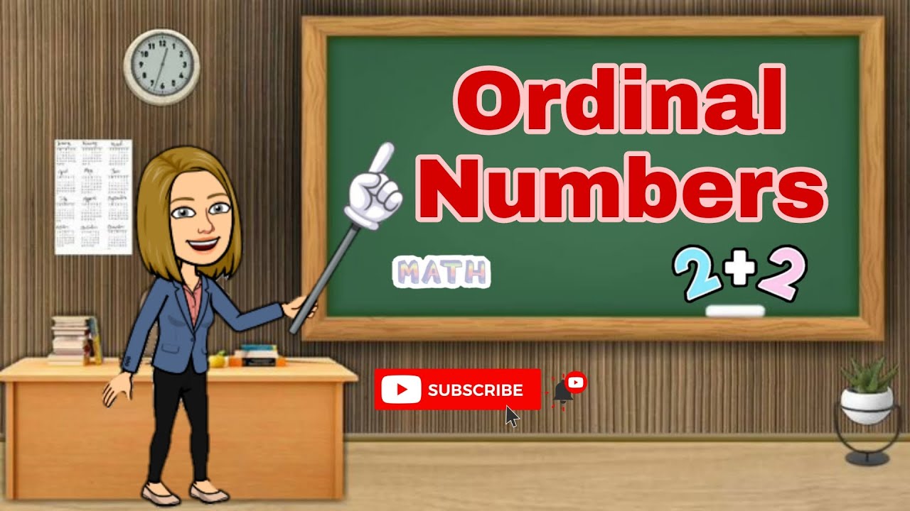 ORDINAL NUMBERS | MATH 1 & 2 | Teacher Lee YT