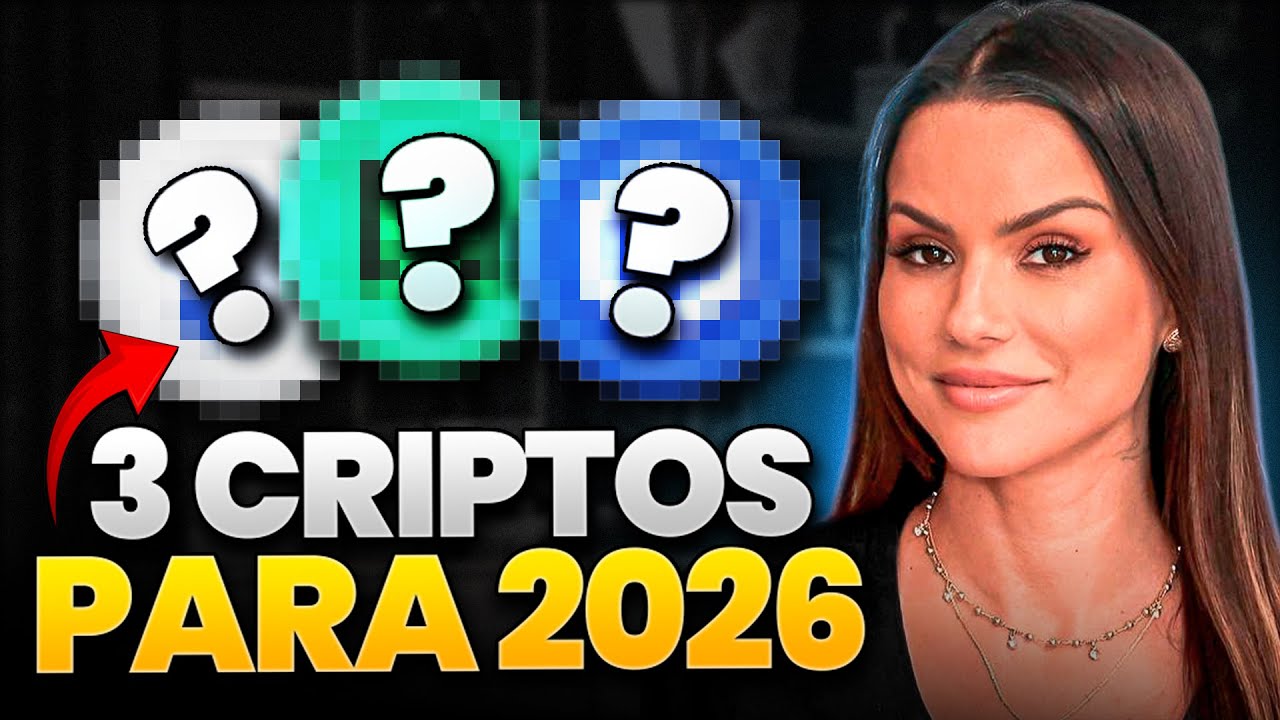 AS 3 MELHORES CRIPTOMOEDAS QUE PODEM SUBIR MUITO EM 2026!