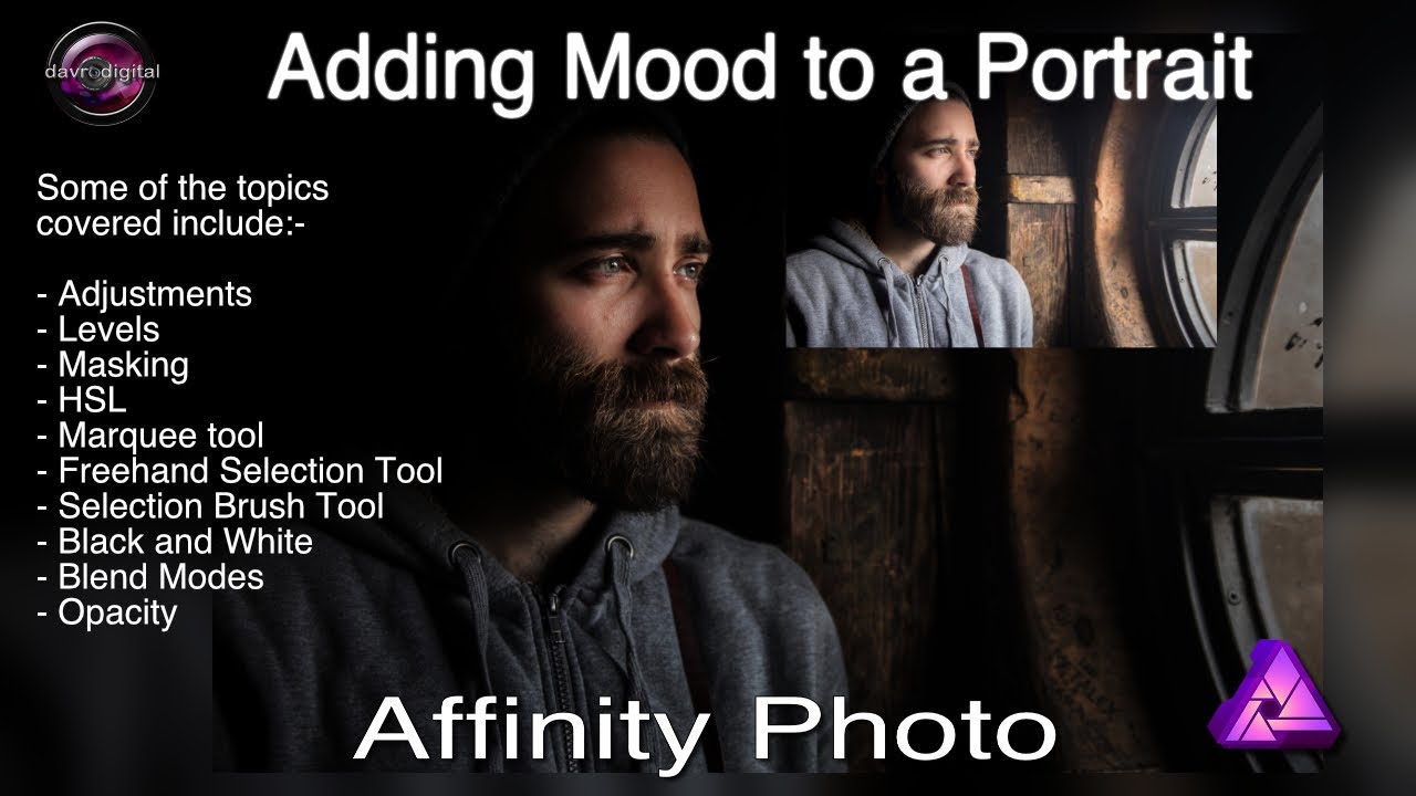 Portrait Retouching - Adding Mood  Affinity Photo