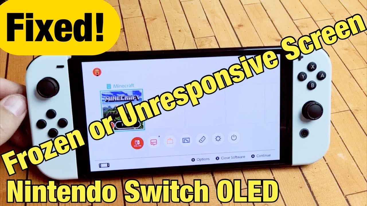Nintendo Switch OLED: Frozen or Unresponsive Screen? FIXED!