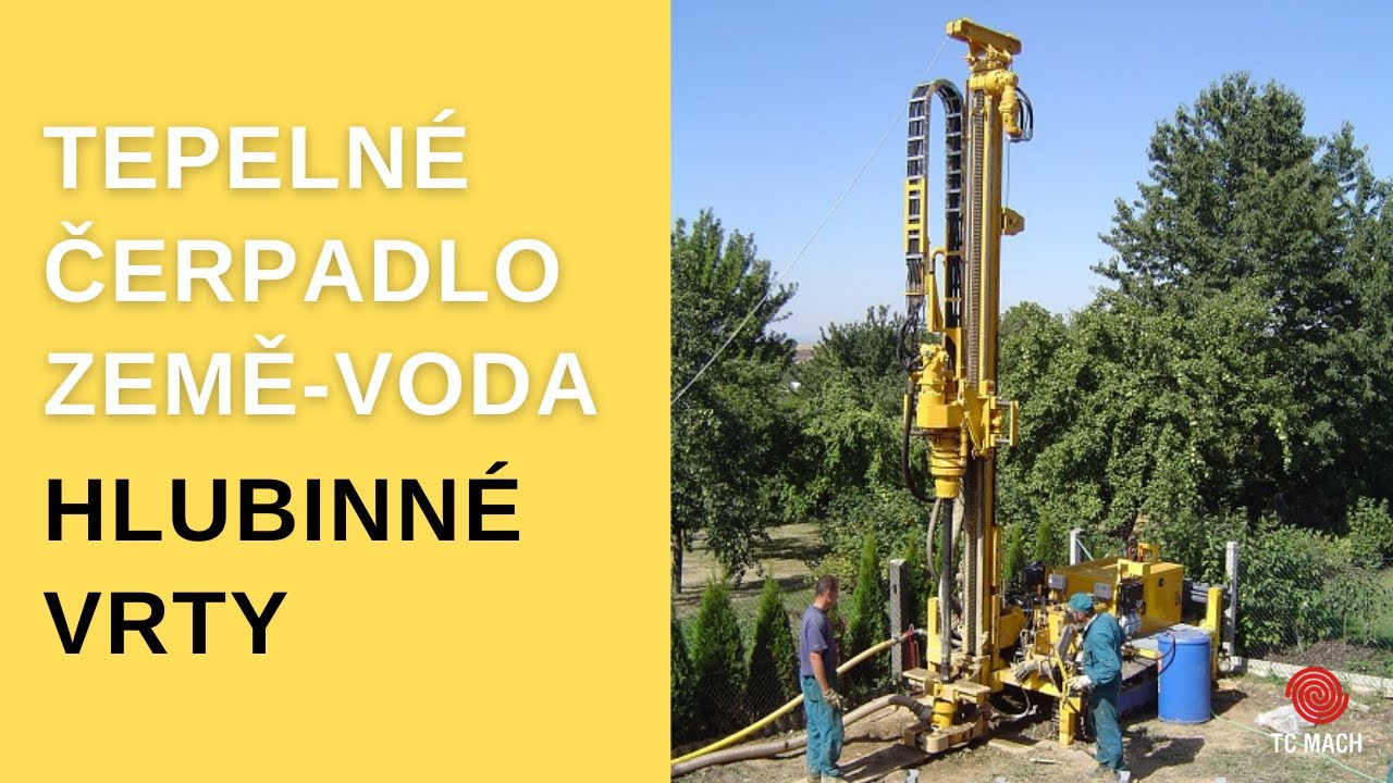 Tepelné čerpadlo země-voda - hlubinné vrty