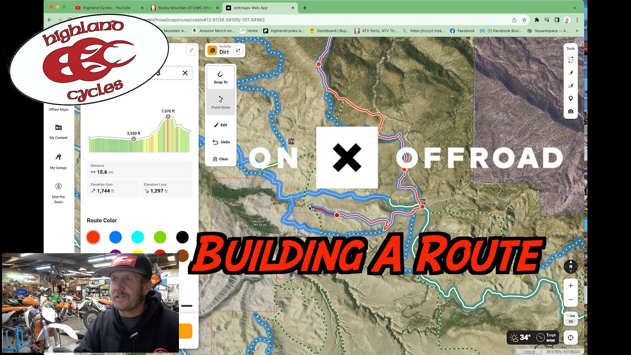 How Do You Build A Route in OnX Offroad | Highland Cycles