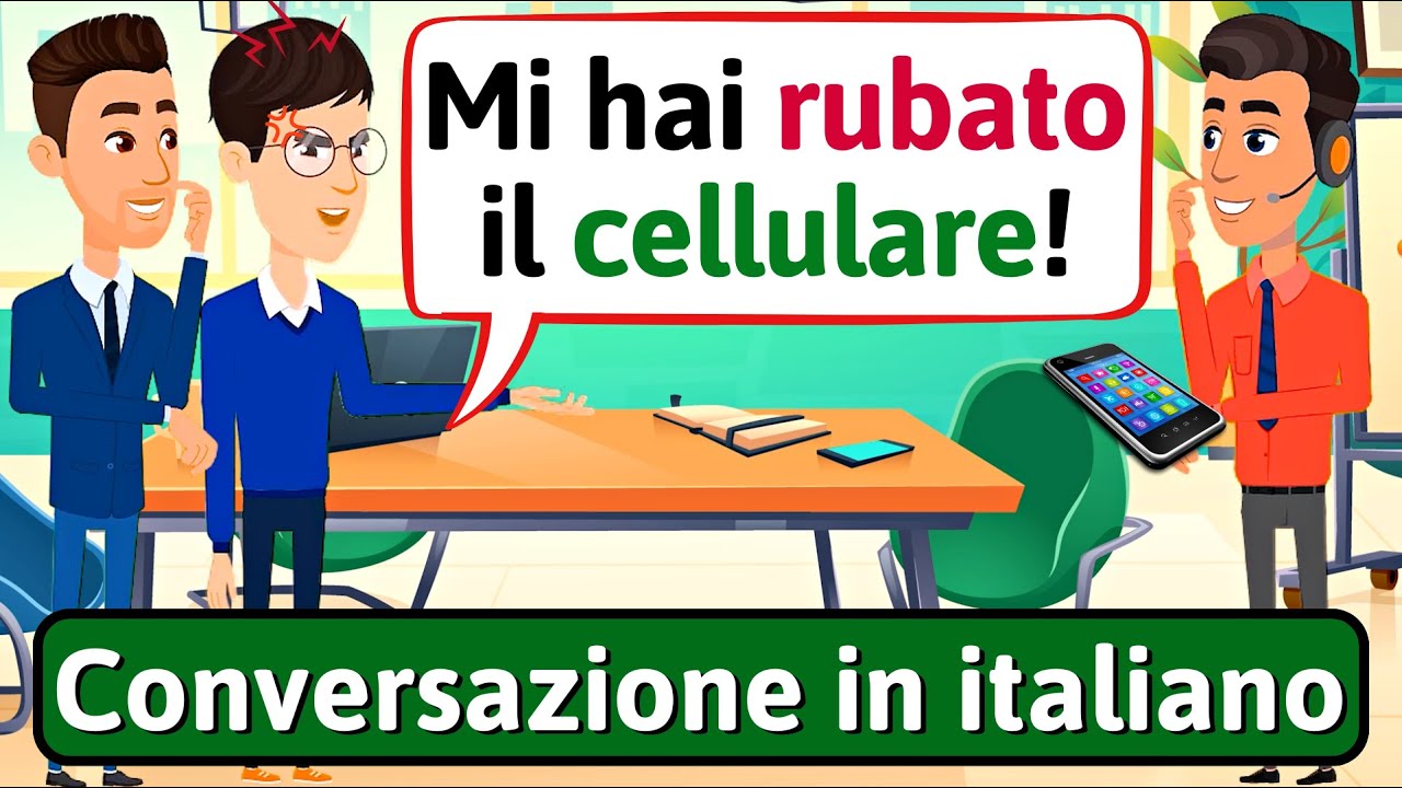 IMPARA L'ITALIANO: Qualcuno mi ha derubato | Conversazione in Italiano - LEARN ITALIAN