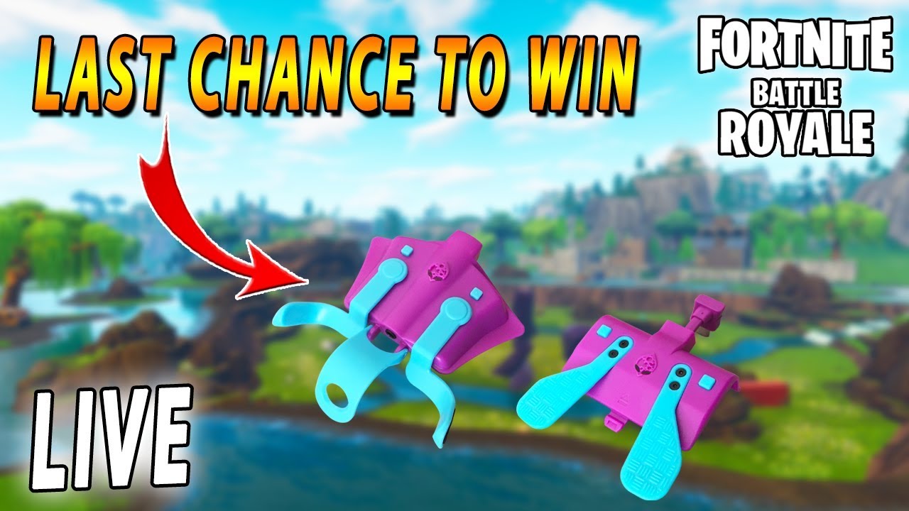 LAST CHANCE TO WIN A ROYALE EDITION STRIKEPACK FPS DOMINATOR | FORTNITE | LIVE WITH FRANK SPARAPANI