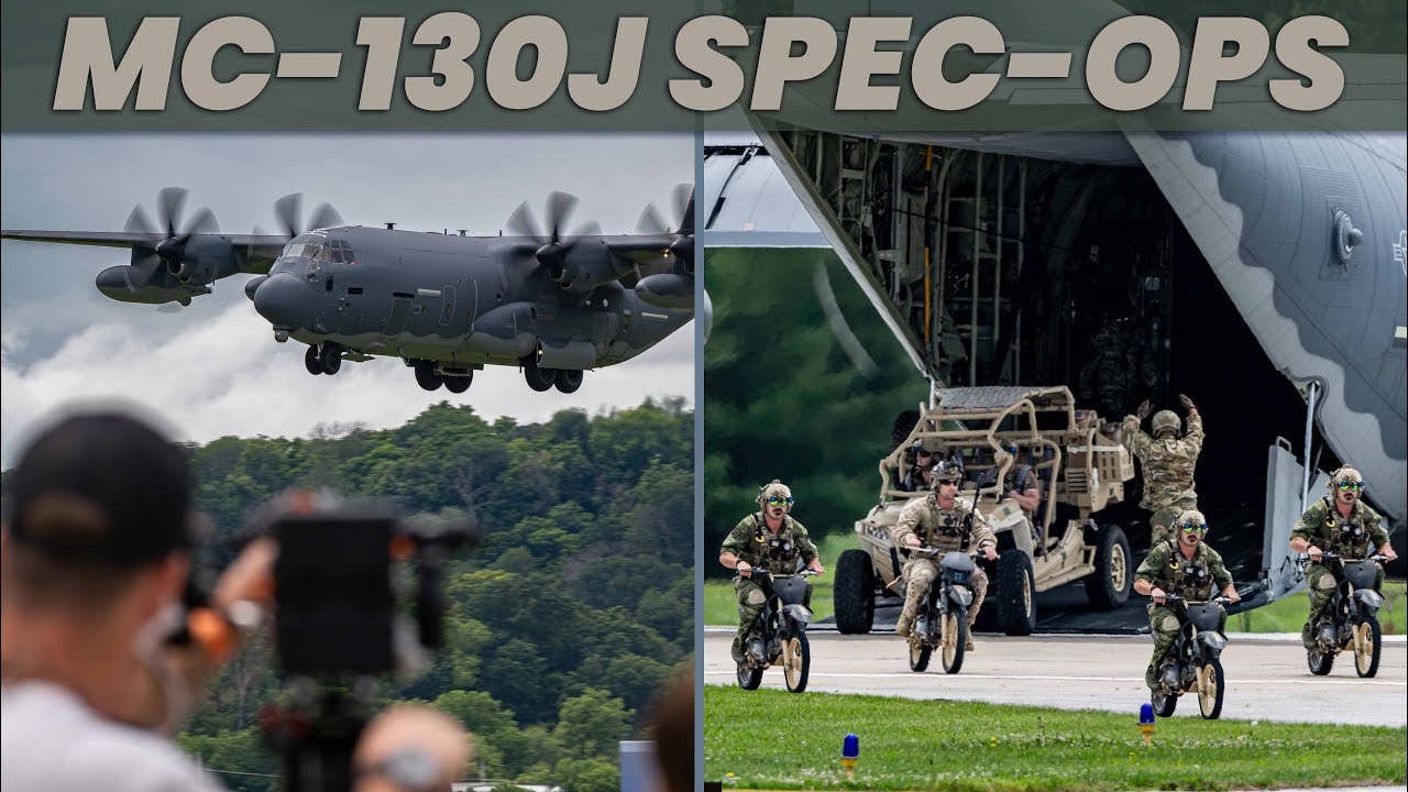 MC-130J Commando II Demo - USAF  Spec Ops - Spirit Of St. Louis Airshow 2024