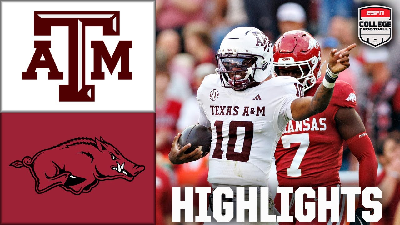 Texas A&M Aggies против Arkansas Razorbacks | Полные обзоры матча | ESPN College Football