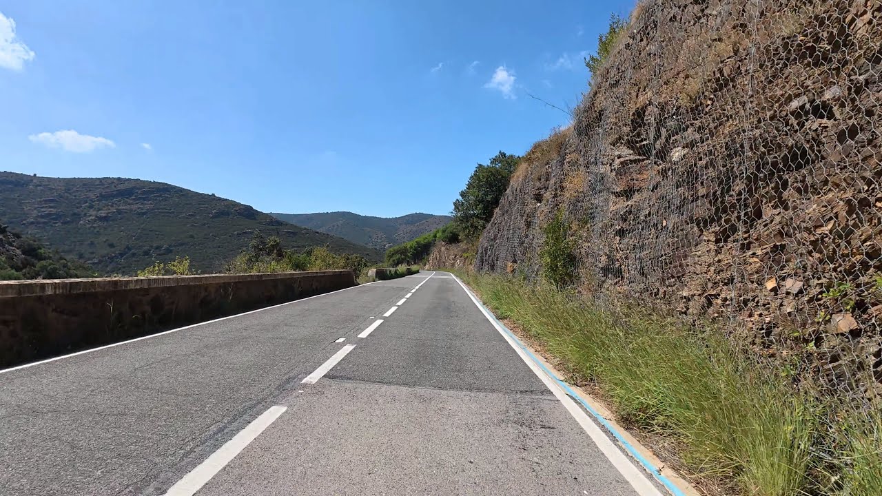 25 minute Indoor Cycling Workout Cadaqués to Port de la Selva Spain 4K Video