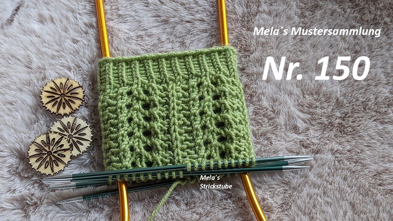 Sockenmuster Nr. 150 - Strickmuster in Runden stricken / knitting sock pattern