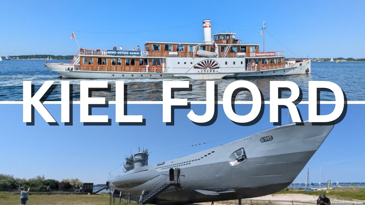 A trip from Hamburg to Kiel and ferry journey through the fjord to Laboe.