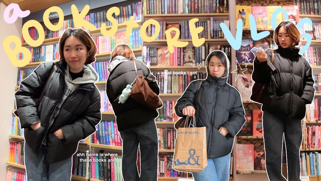 Видеоблог о книжном магазине 🧸📚❄️ (поход по книжным магазинам со мной + обзор купленных книг)