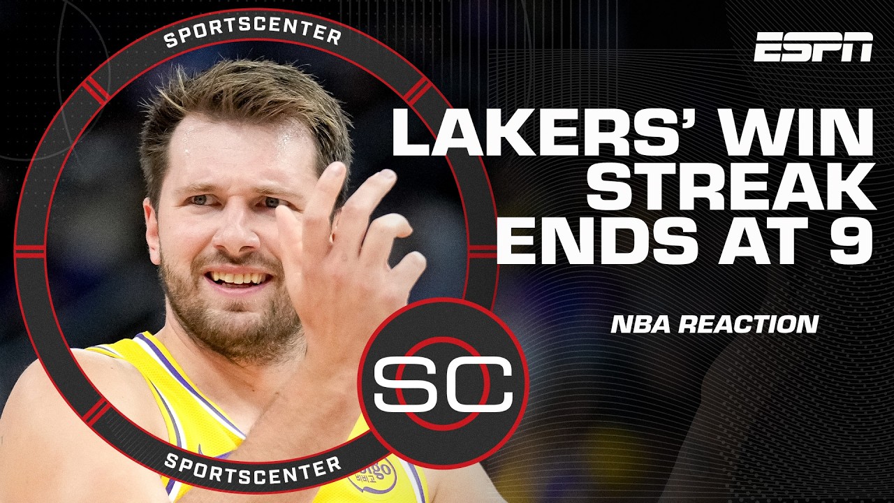 NBA Reaction 🍿 Pistons ends Lakers&rsquo; win streak, Wemby bolsters his case for MVP | SportsCenter