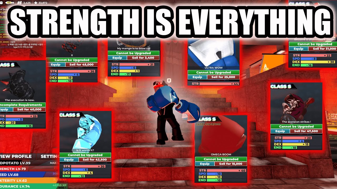 *Сила* — самый важный элемент в Boxing League (по моему мнению 🤓)